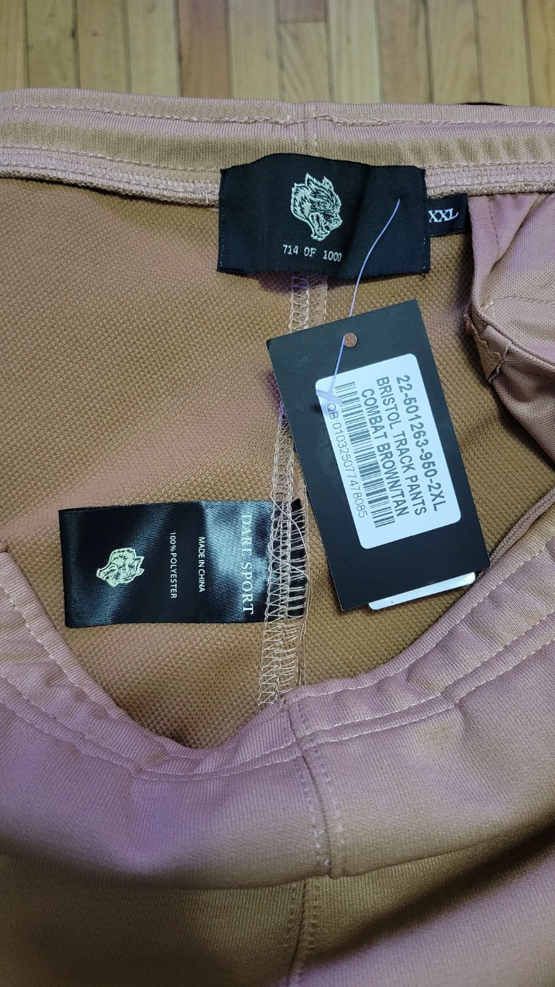 Darc Sport Bristol Track Pants Combat Brown Tan XXL - photo 2