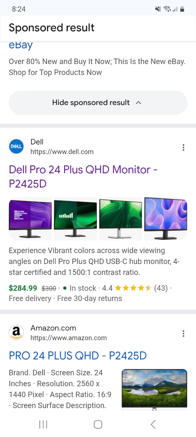 Dell 24 Plus QHD USB-C Hub Monitor - P2425D - photo 4