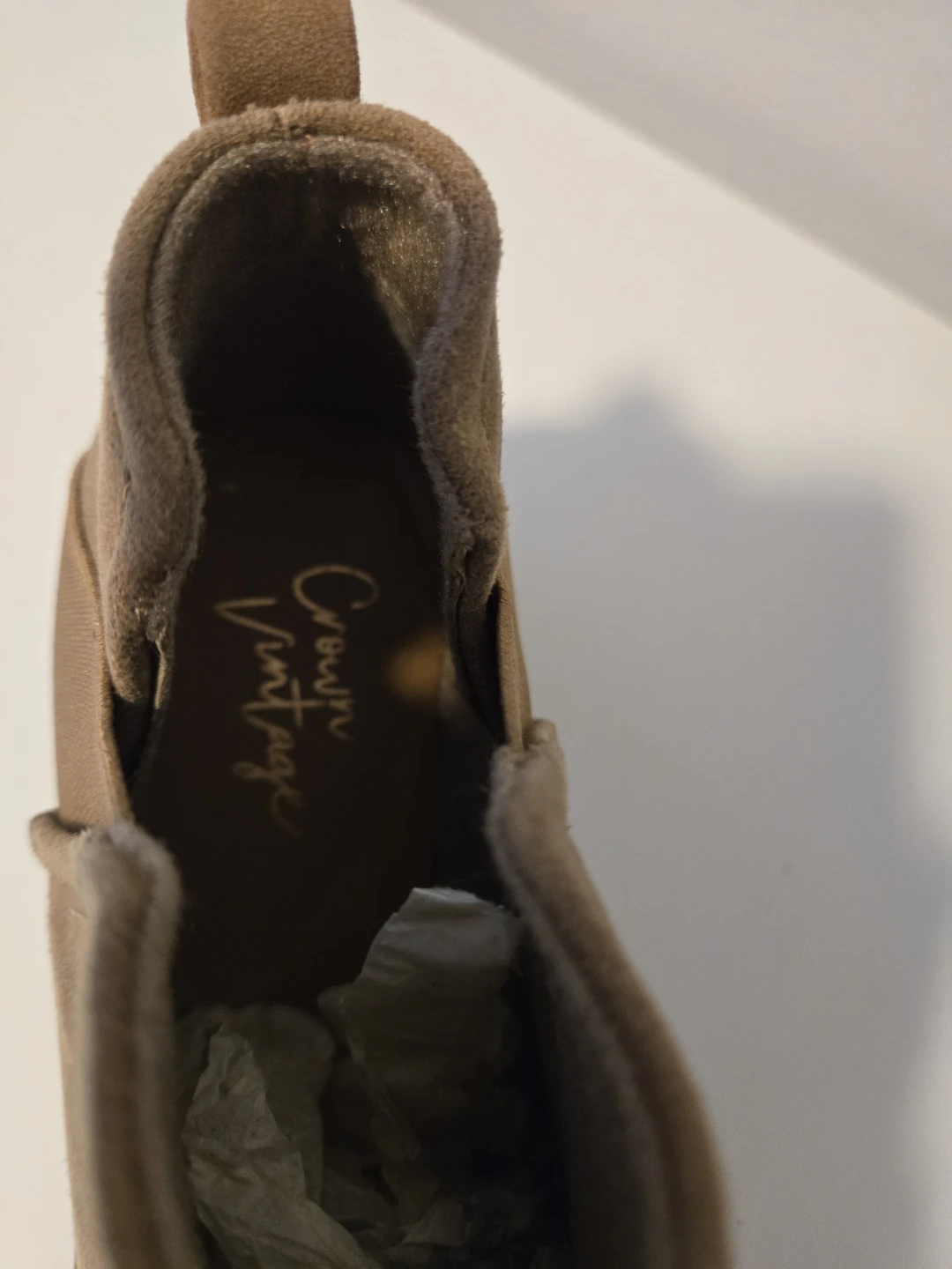 Crown Vintage Brown Suede Chelsea Boots - photo 4