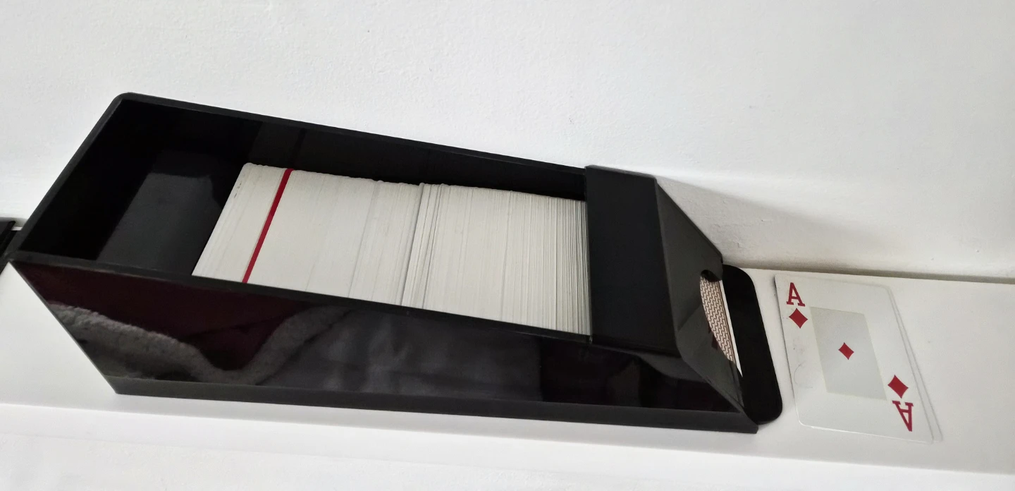 🏆Black Acrylic Card Dealer Shoe and Tray - photo 2