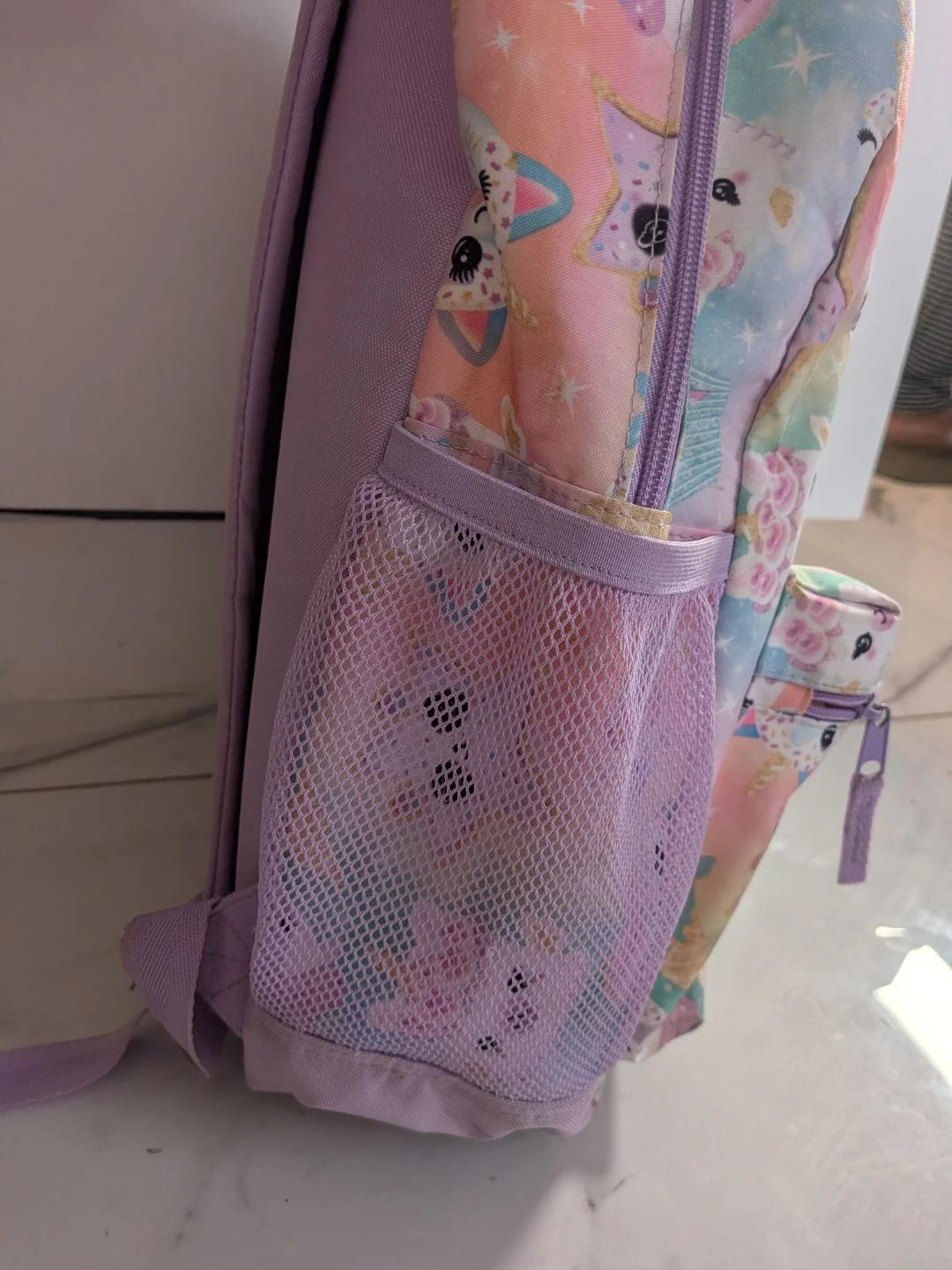 Kids Pastel Unicorn & Cat Print Backpack - photo 3