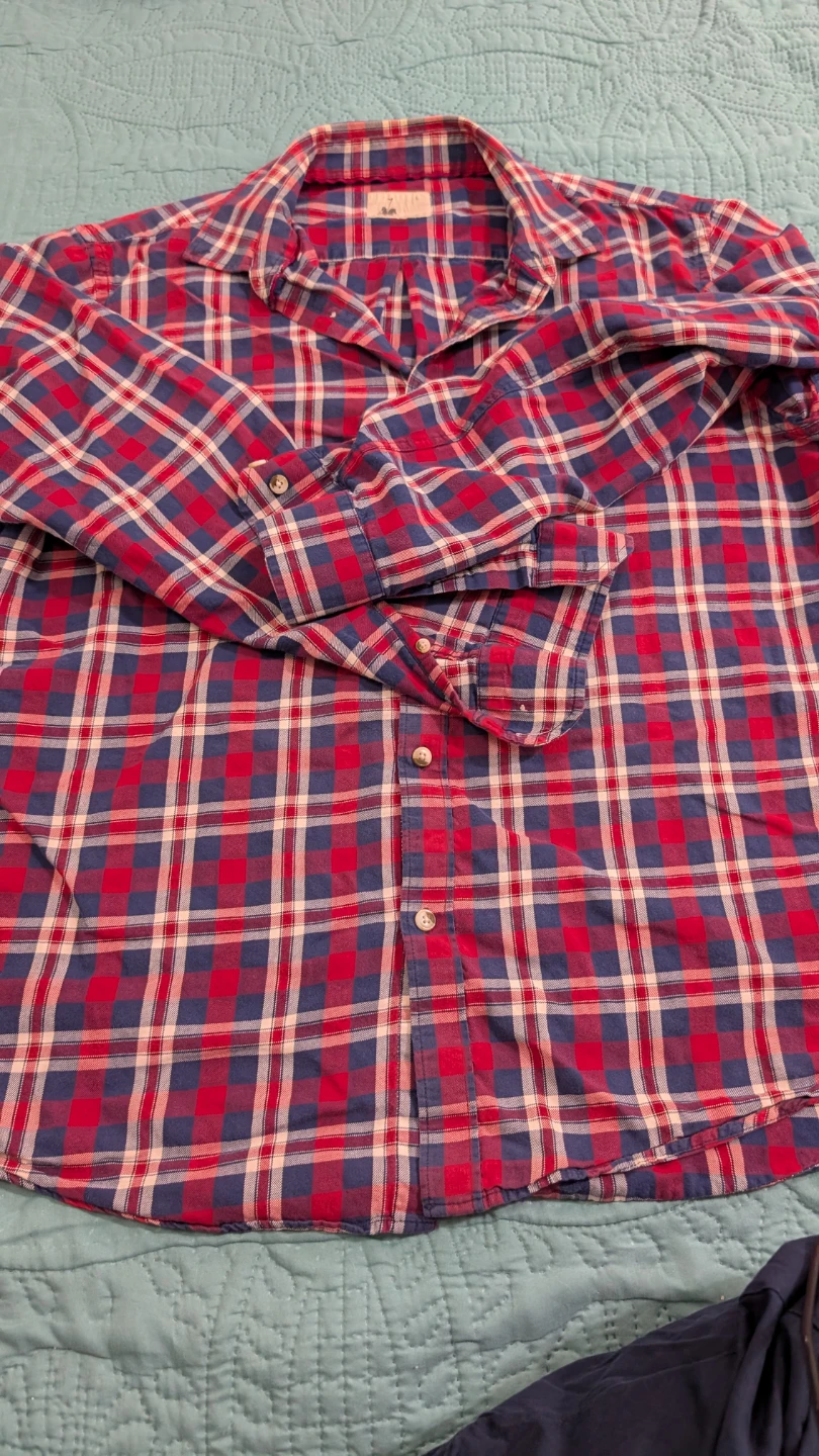 Men's Plaid Button-Up Shirt - photo 2