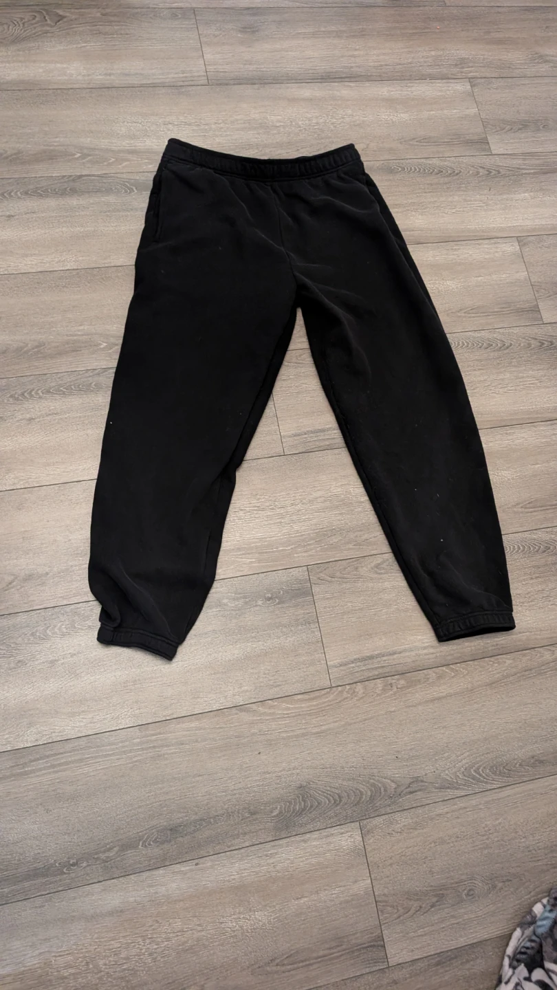 Ardene Black Fleece Sweatpants Size L