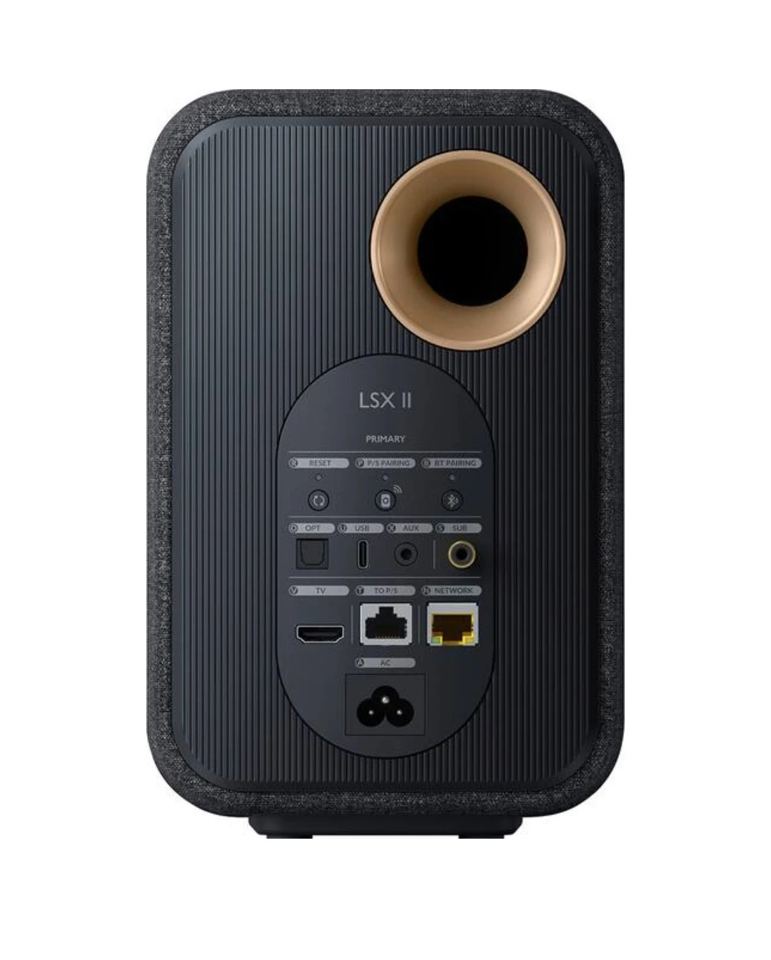 KEF LSX II Wireless Powered Bookshelf Speakers - Carbon Black - photo 3