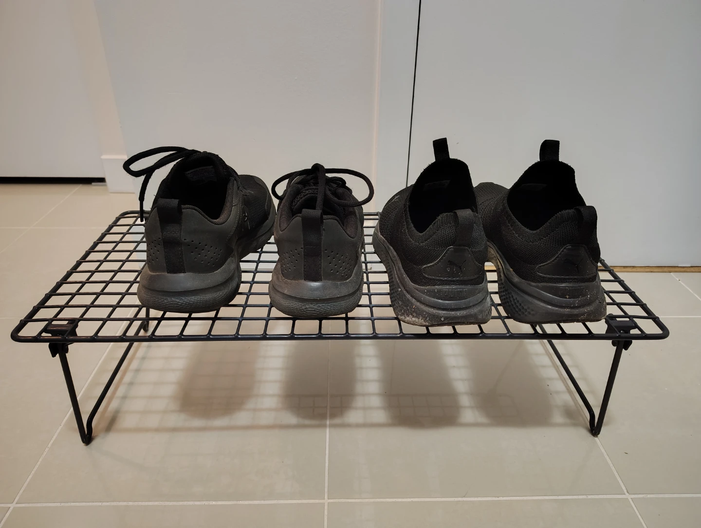 Black wire shoe rack - photo 3