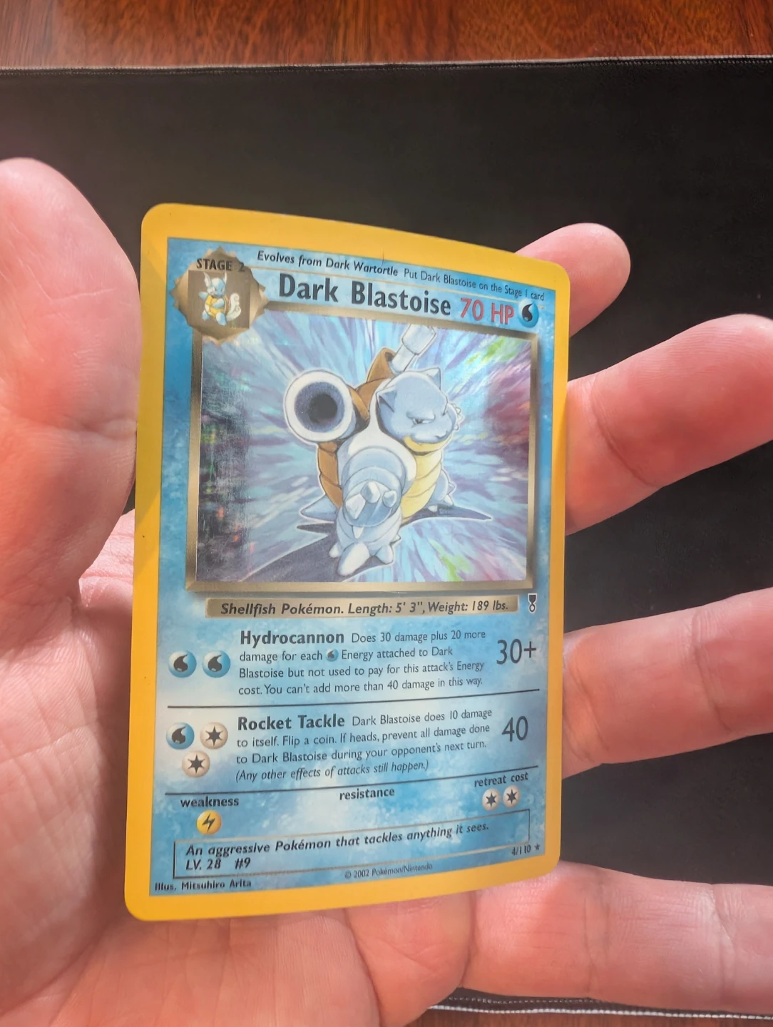 Dark Blastoise - 4/110 - Pokemon Legendary Collection Holo - photo 3