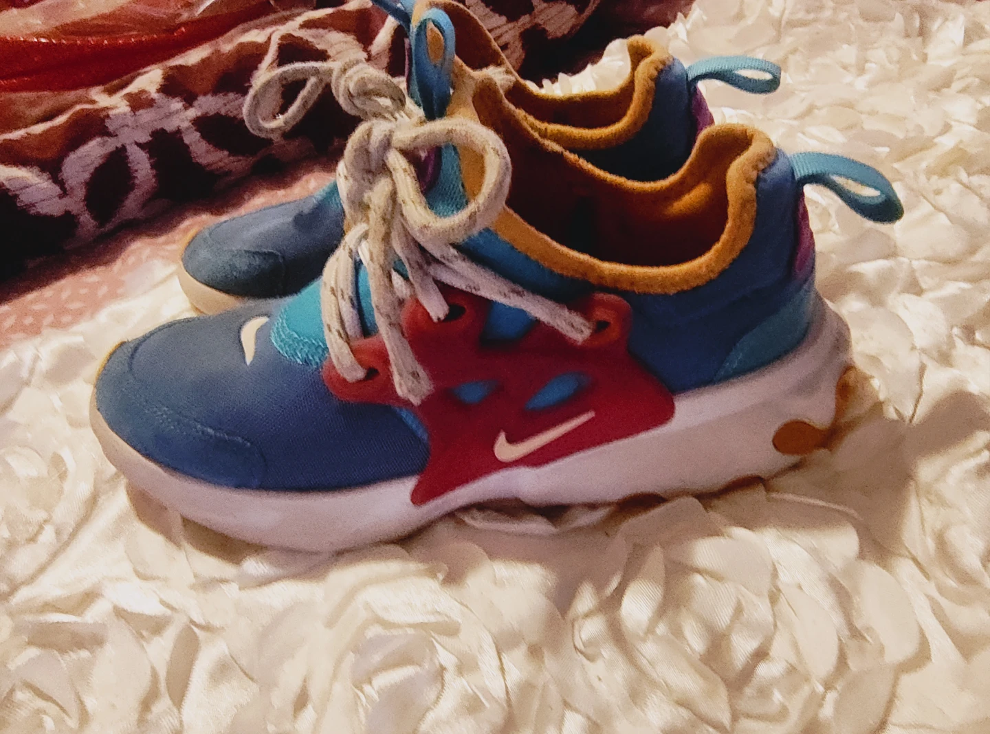 🏆 Kids Nike Presto React Shoes Size 1y used - photo 3