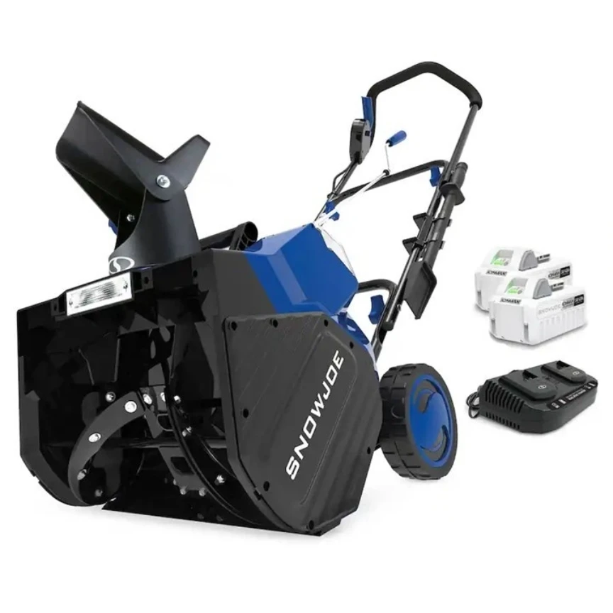 Snow Joe 18" Cordless Snow Blower with 2 Batteries & Charger