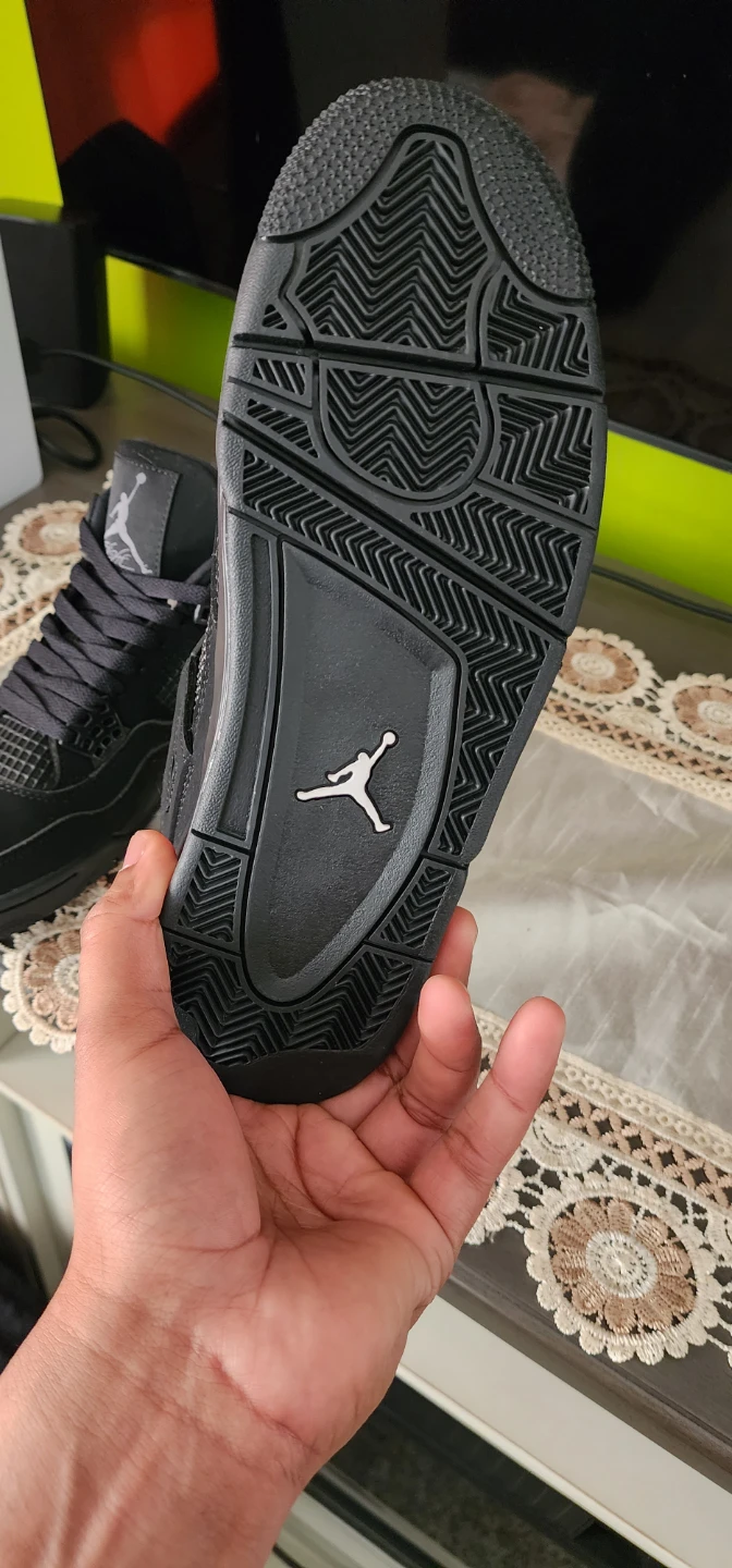 Air Jordan 4 Retro Black Cat Men's Shoes - photo 5