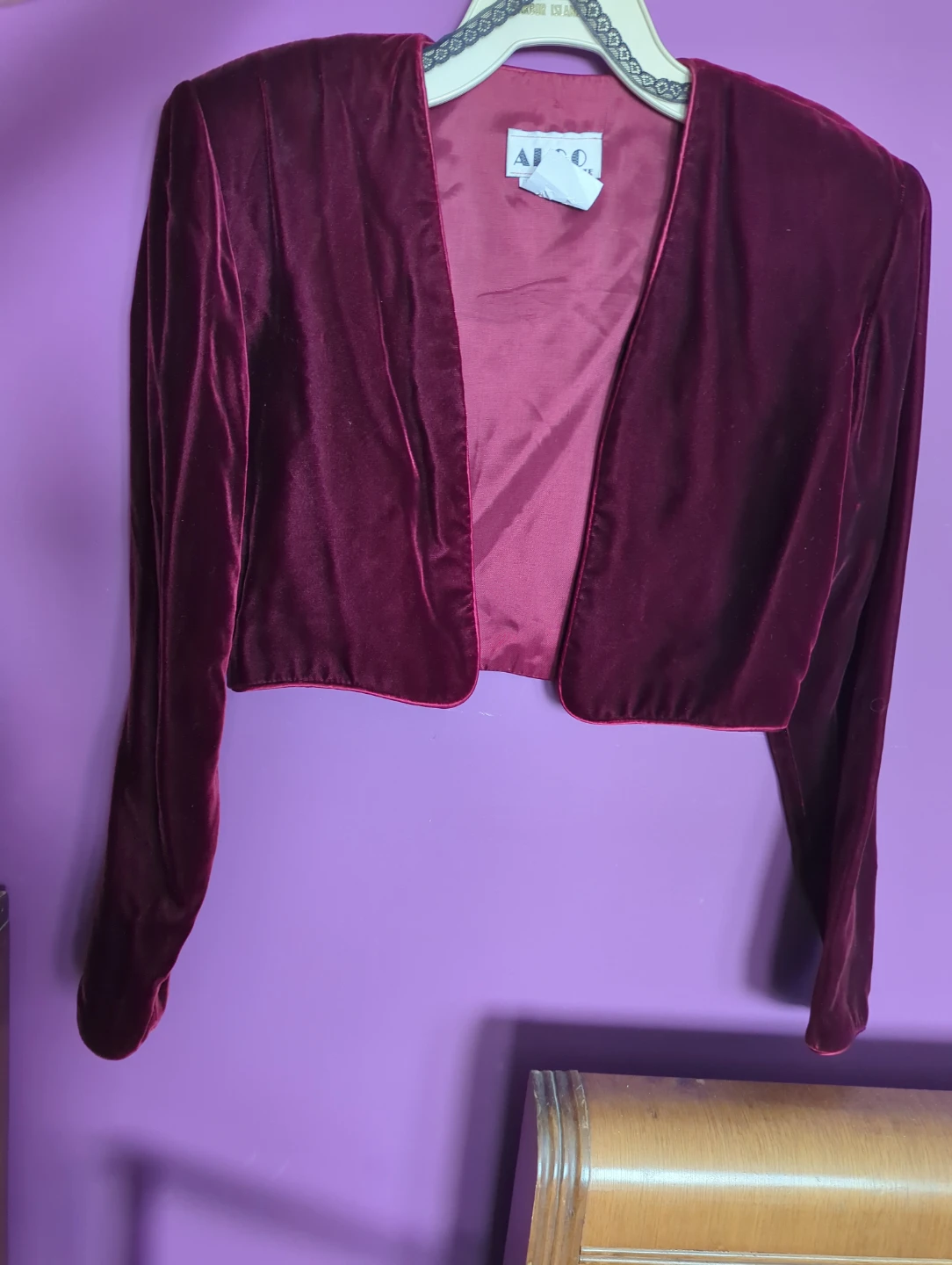 ALGO Petite Velvet Bolero Jacket - photo 2