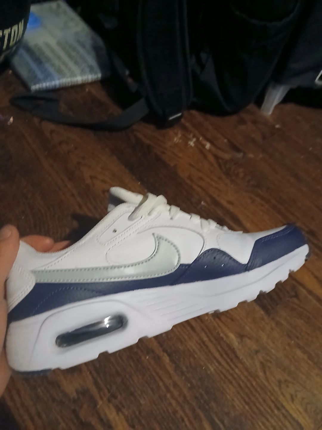 Nike Air Max Sneakers Blue White - photo 3