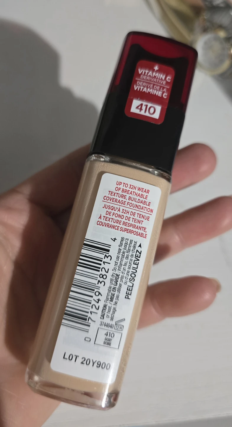 L'Oréal Paris Infallible Fresh Wear Foundation 410 Ivory Beige - photo 2
