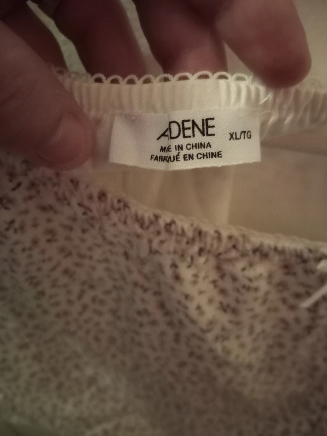 Brand New ARDENE White Floral Print XL/TG Skirt - photo 2