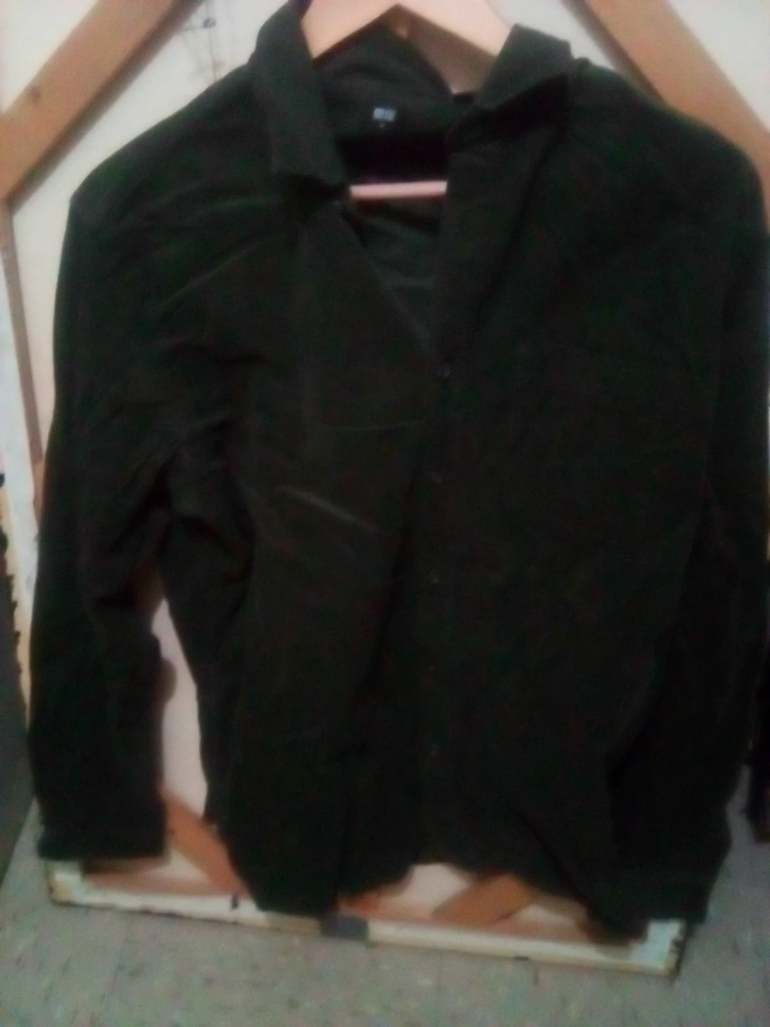 Uniqlo Button-Up Shirt - Green - Size M - photo 2