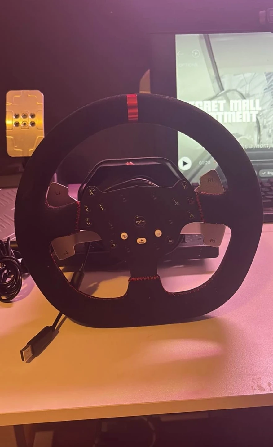 PXN V10 Racing Wheel, Pedals, and Shifter Set - photo 2