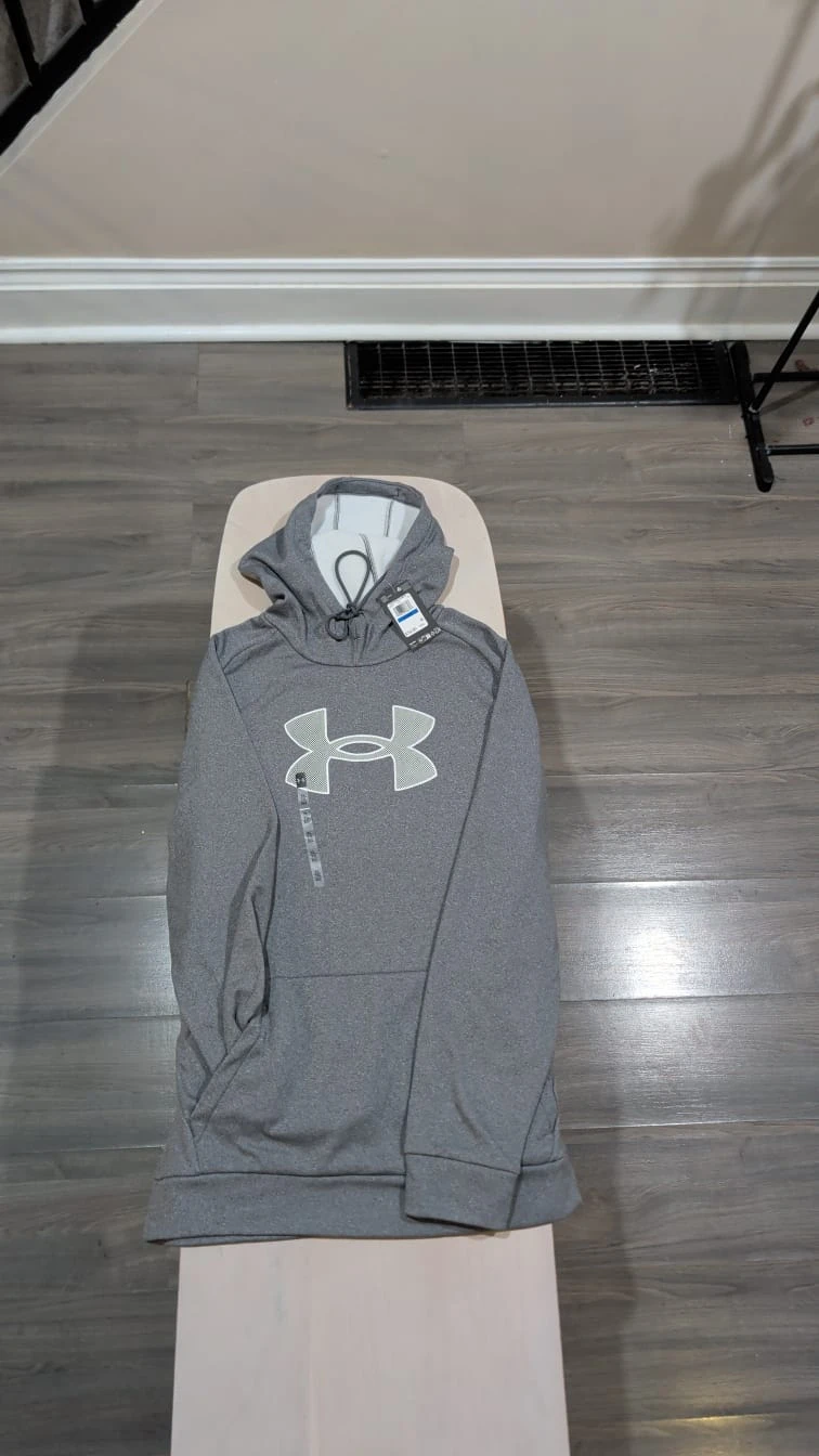 Under Armour Men's Hoodie - Grey - Large