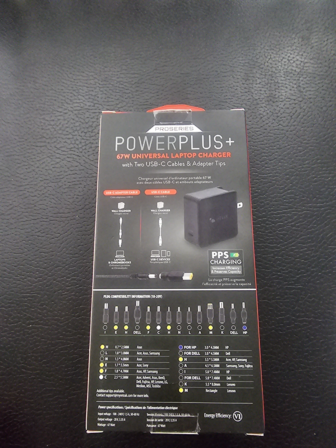 Helix Proseries Powerplus+ 67W Universal Laptop Charger - photo 2