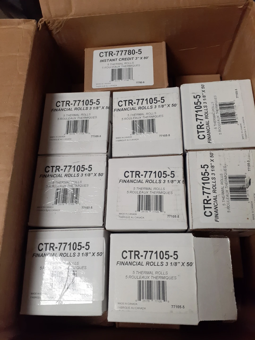 Instant Credit CTR-77780-5 Thermal Rolls