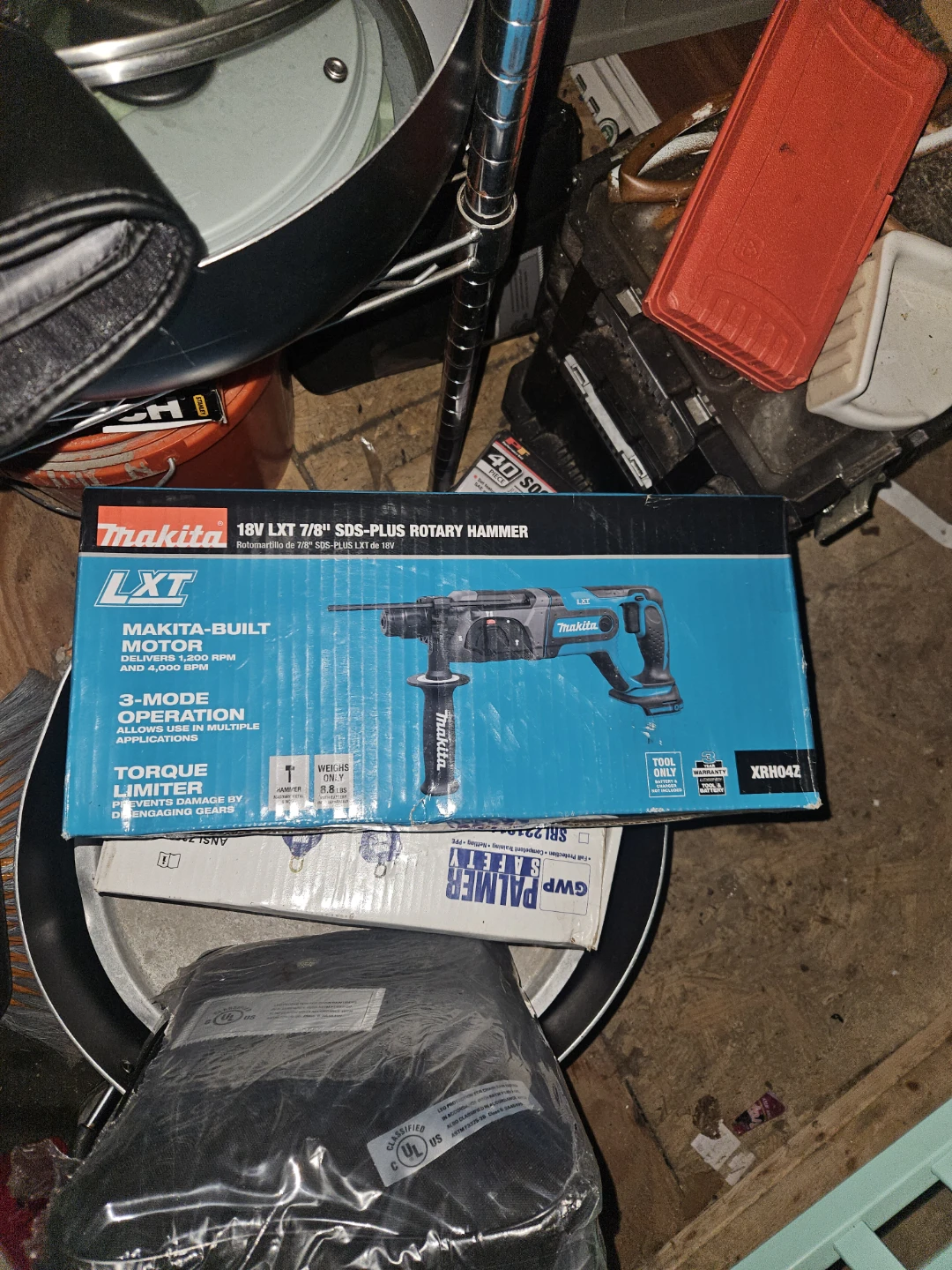 Makita 18V LXT 7/8" SDS-PLUS Rotary Hammer XRH04Z