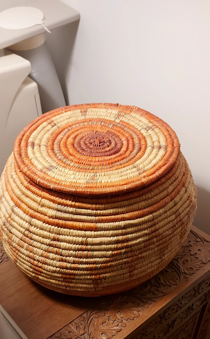 Woven Storage Basket with Lid - photo 2