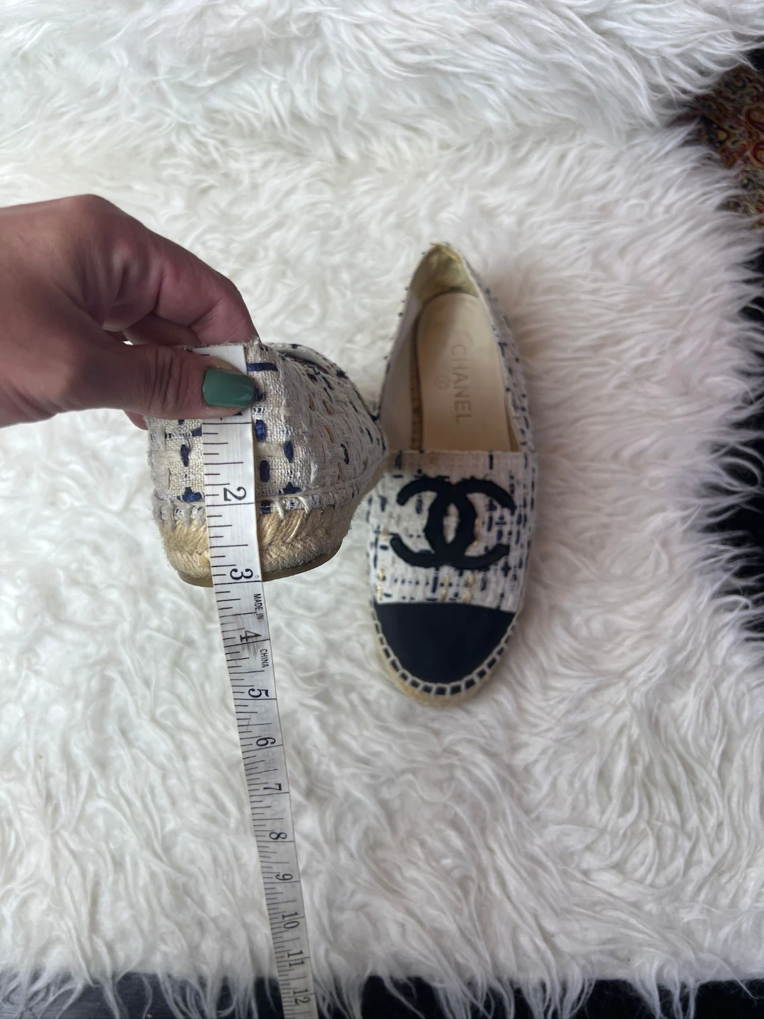 Chanel Espadrille Flats Women's Size 39 - photo 3