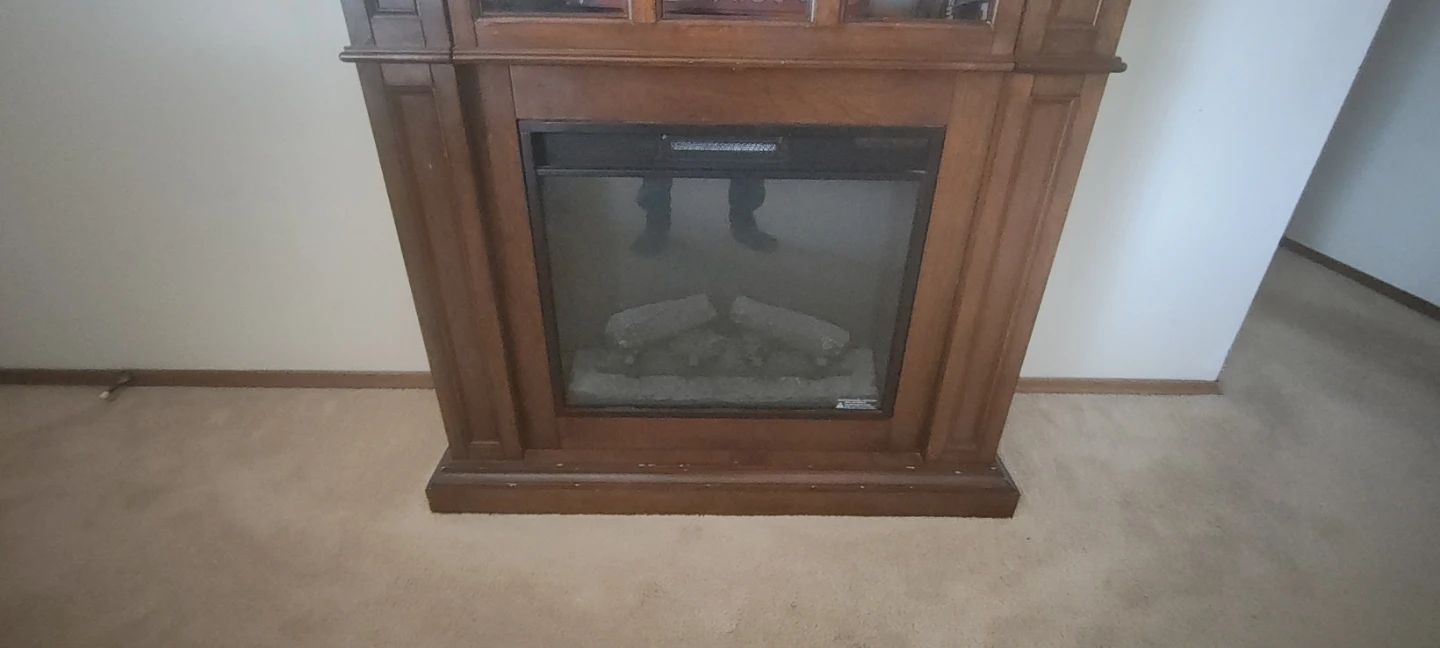 Wooden Electric Fireplace