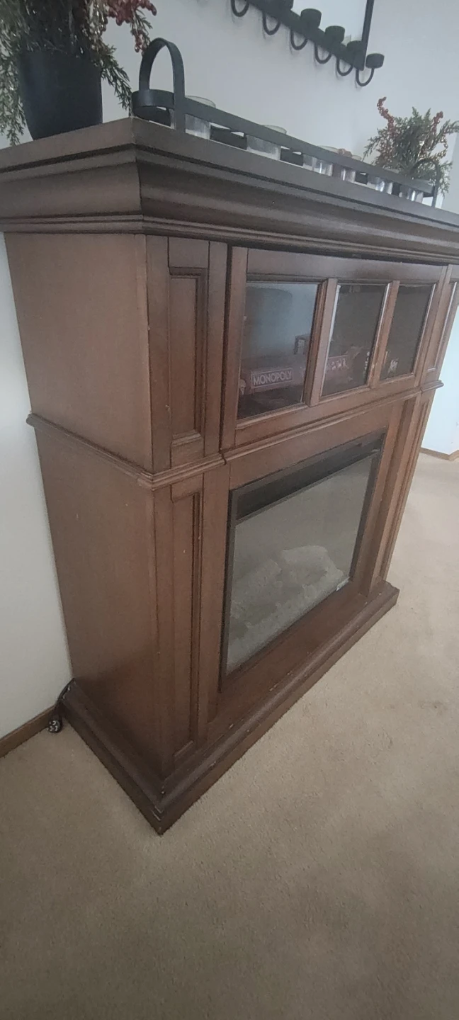 Wooden Electric Fireplace - photo 3