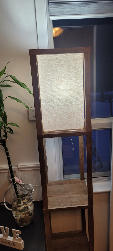 Floor Lamp with Shelves - photo 2