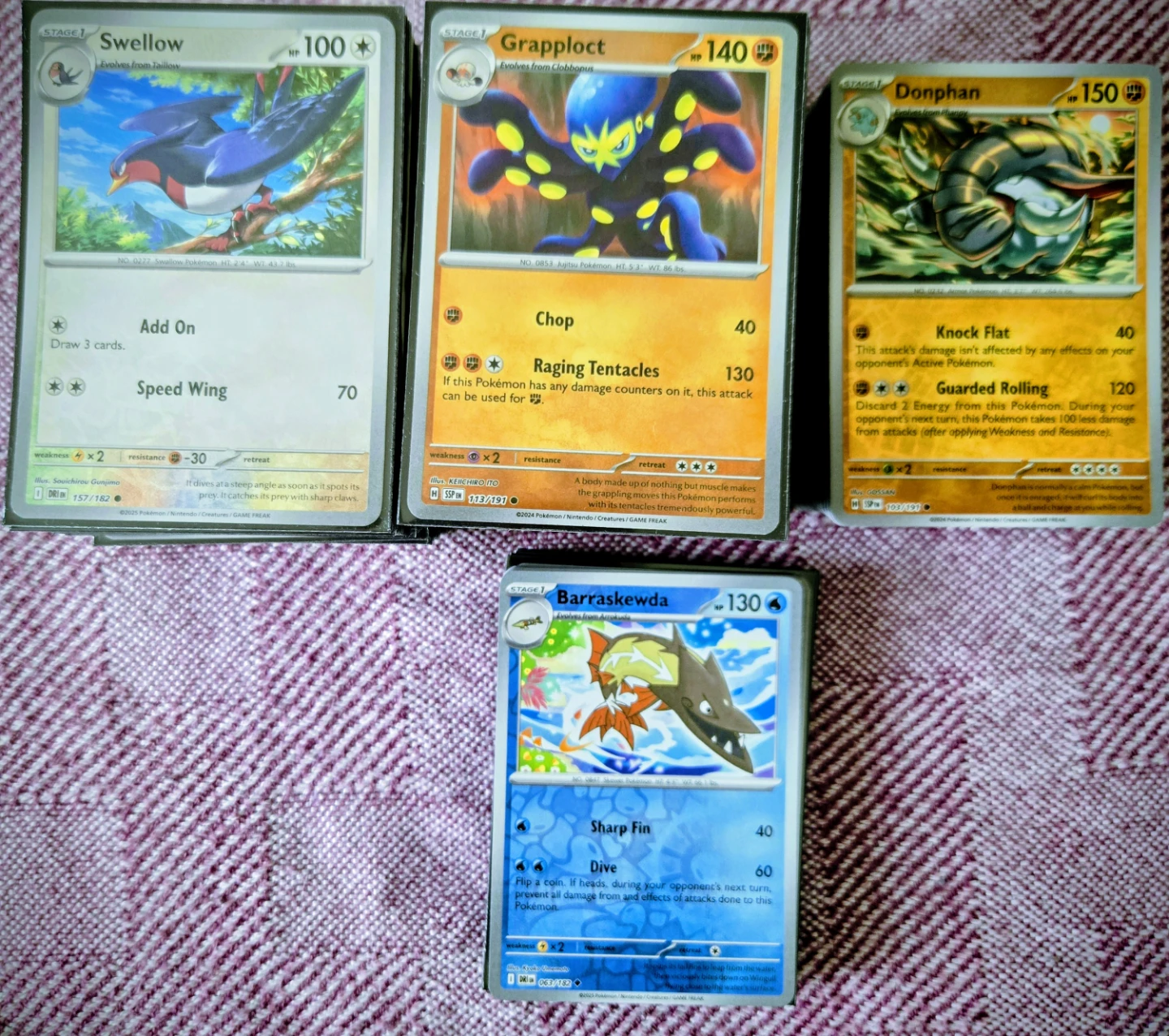 Assorted Pokémon Trading Cards