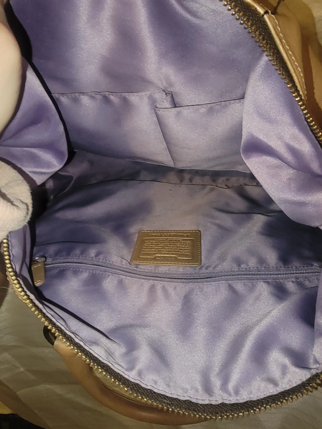 Coach Brown Leather Satchel Handbag - photo 3