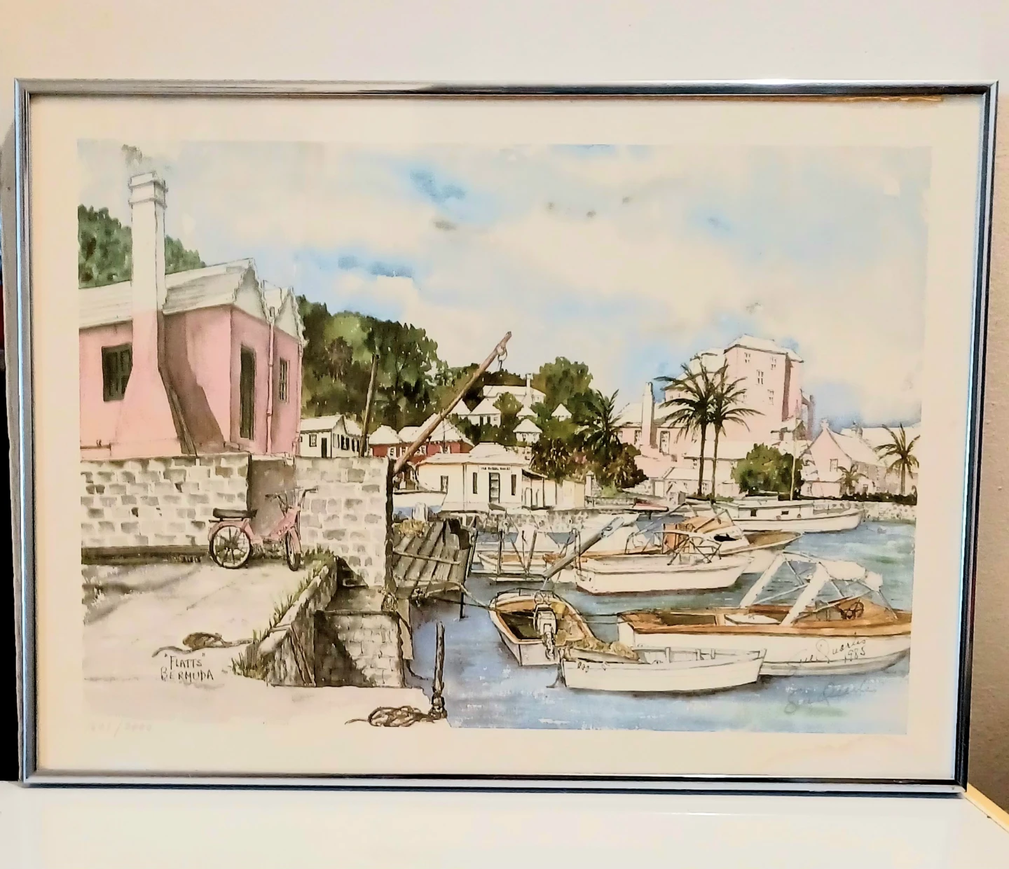 1985 Sue Quarles Watercolor Painting