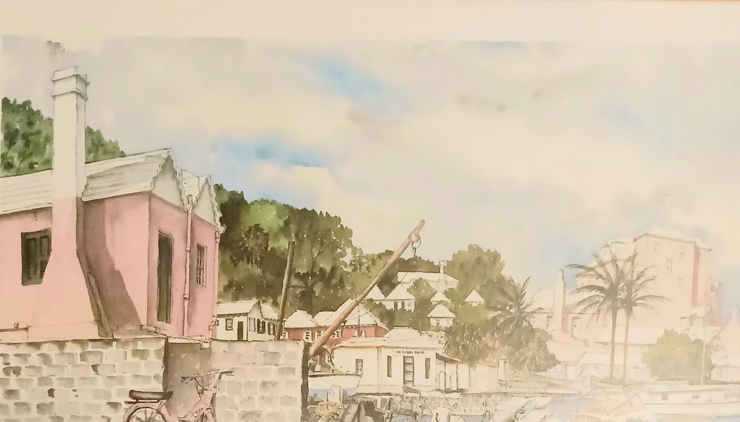 1985 Sue Quarles Watercolor Painting - photo 4