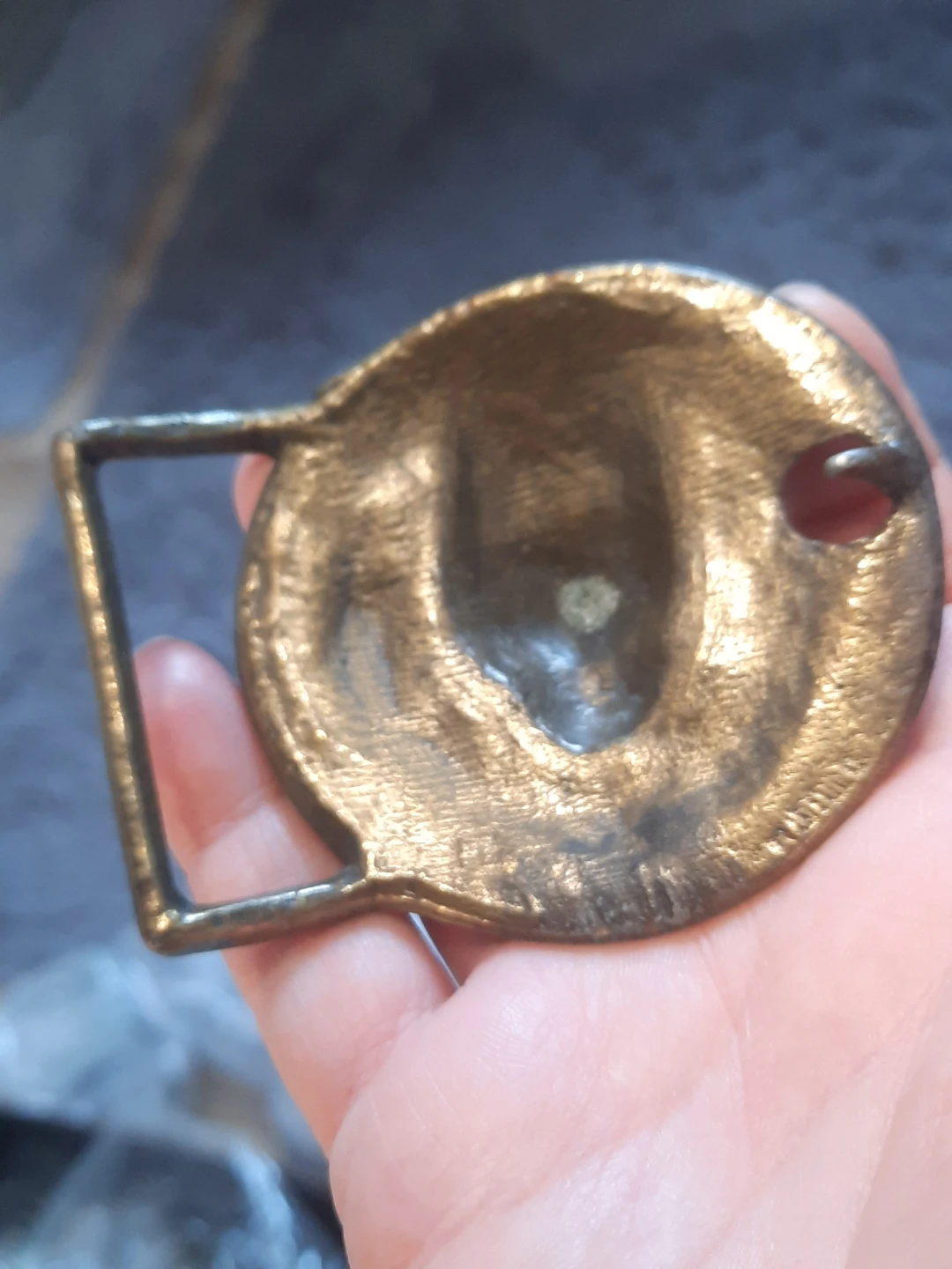 Vintage Lion Head Belt Buckle - photo 4