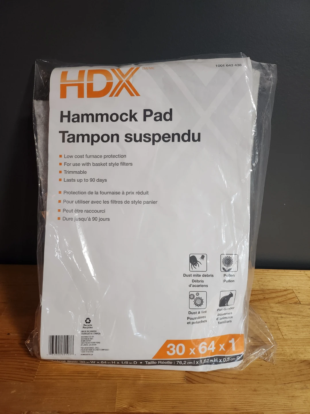 HDX Hammock Pad Furnace Filter 🏆