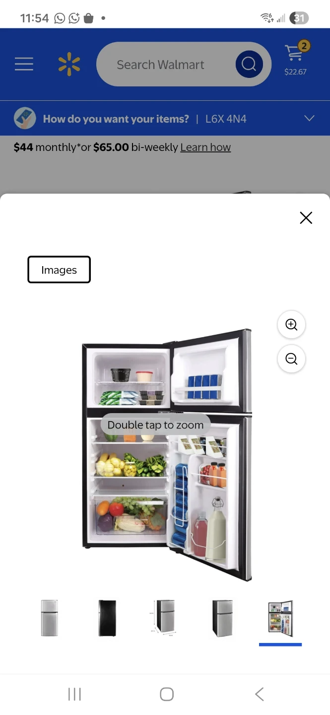 4.5 cu. ft. Stainless Steel Compact Refrigerator - photo 3
