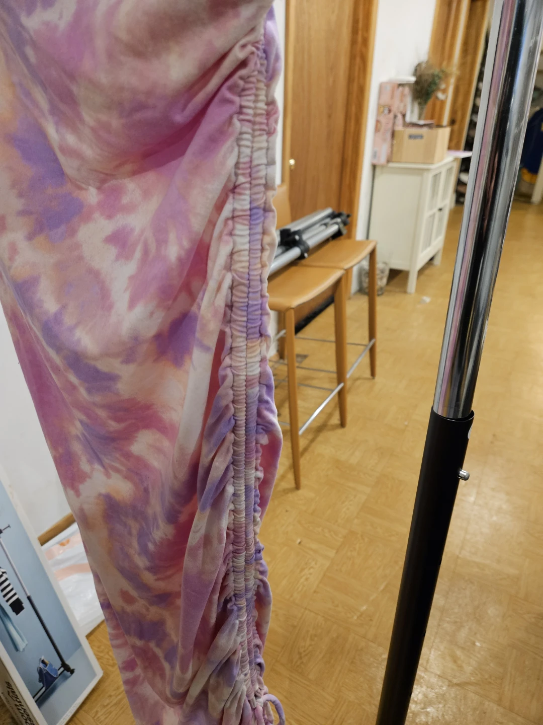 Almost Famous Tie-Dye Ruched Maxi Dress Size S - photo 4