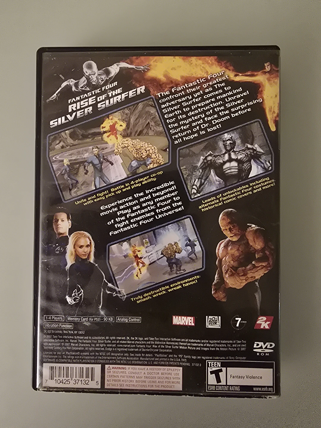 Fantastic Four: Rise of the Silver Surfer - PlayStation 2 Game - photo 2