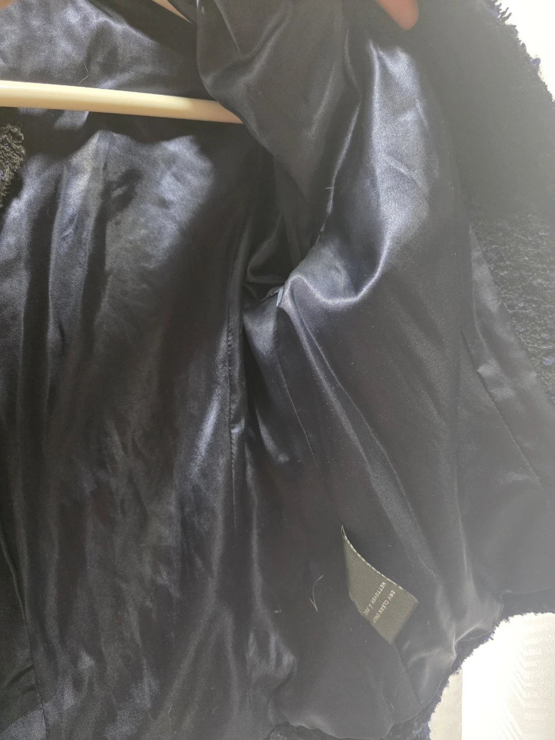 Serrani Italy Navy Tweed Jacket - Size 6 - photo 4