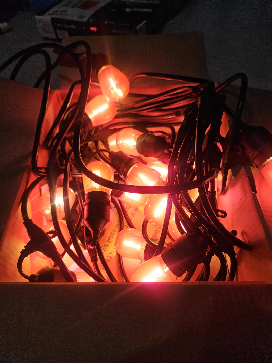 MONTEAUX LIGHTING Outdoor LED String Lights - 48ft Black - photo 2