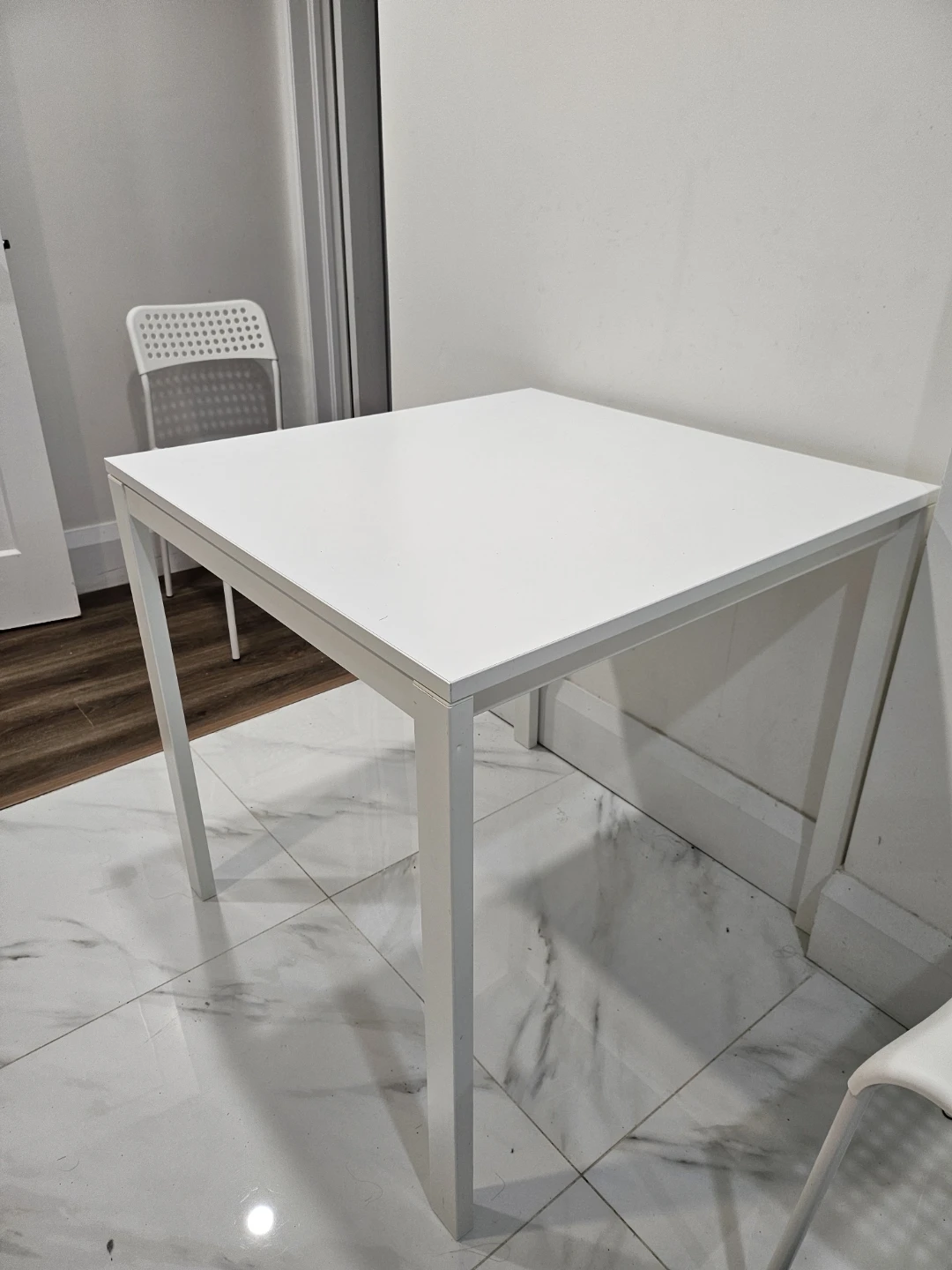 White IKEA Table