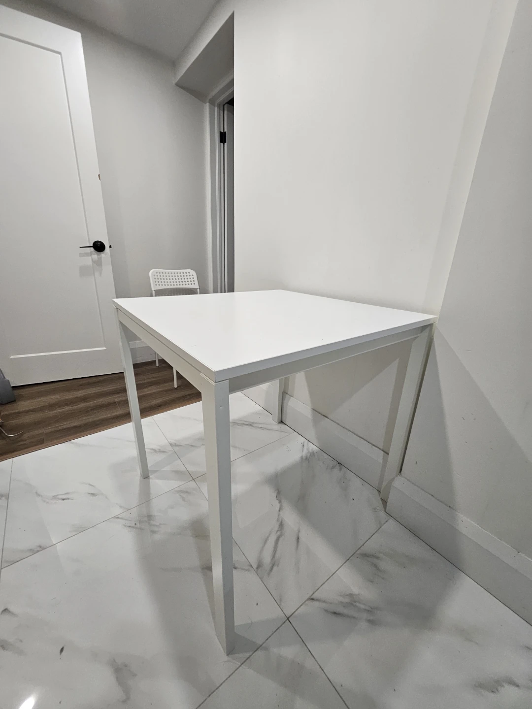 White IKEA Table - photo 3
