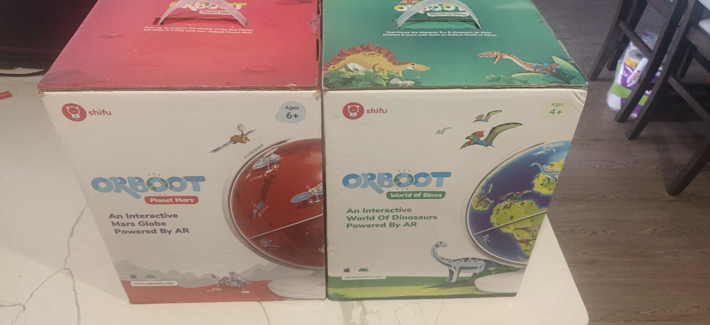 Shifu Orboot Interactive Globes (Planet Mars & World of Dinos)