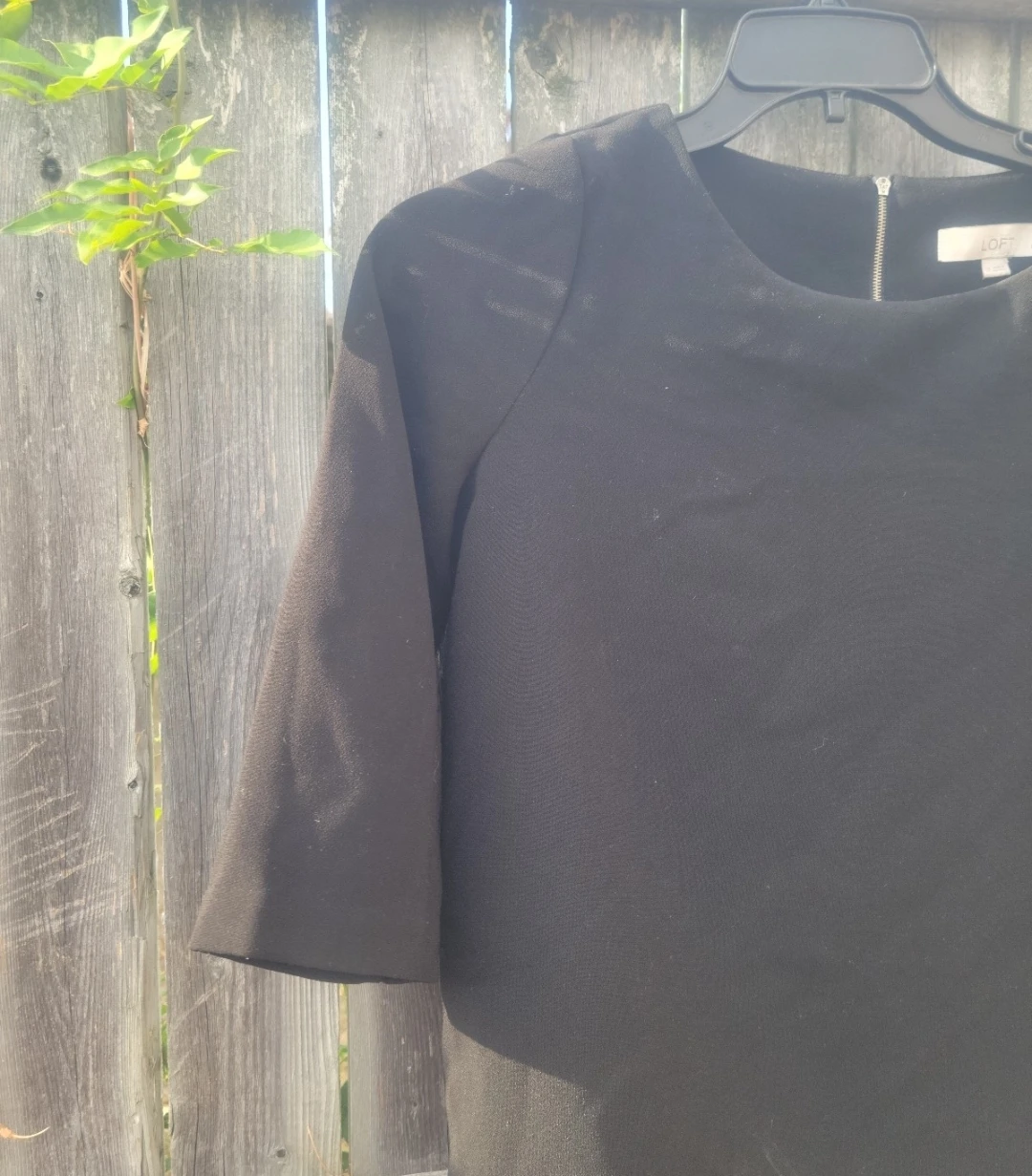LOFT Black Petite Short Sleeve Top - photo 3