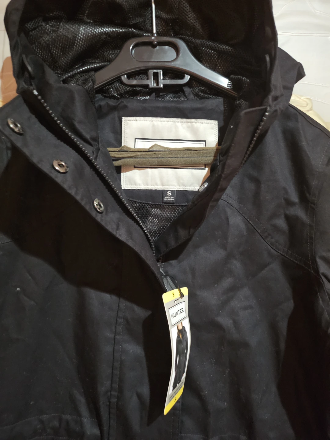 Hunter Black Anorak Jacket - Size S - photo 2