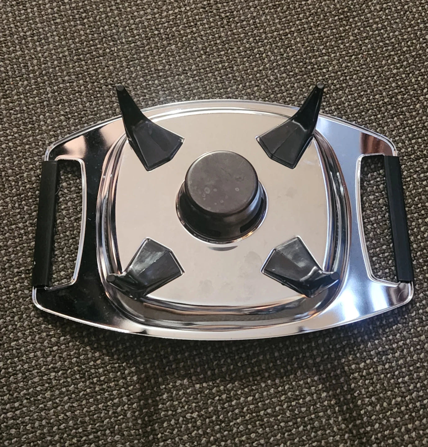 Vintage Silverplate Sterno Food Warmer Stand - photo 3