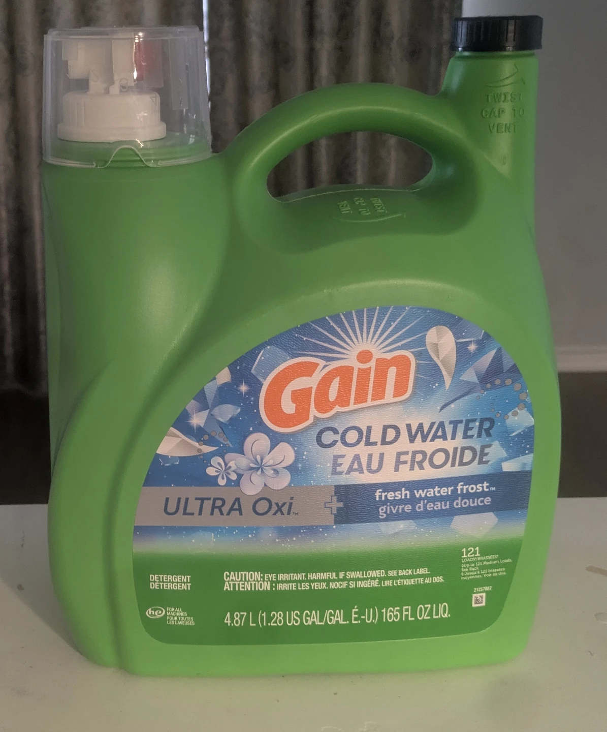 Gain Ultra Oxi Cold Water Liquid Laundry Detergent