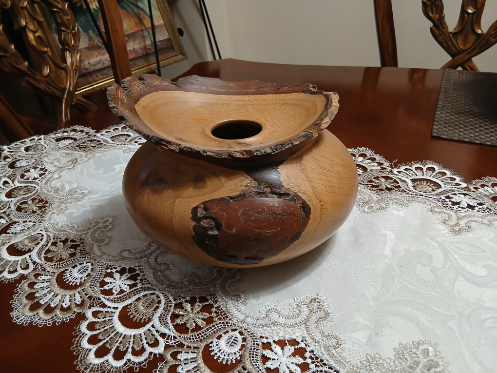 Handmade Wooden Vase - photo 3