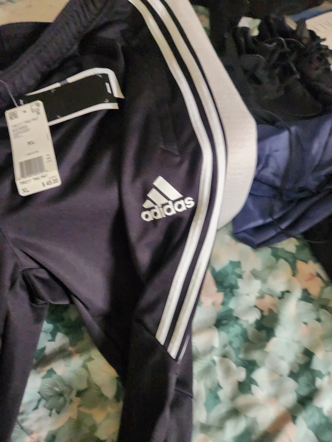 Adidas Tiro17 Training Pants - Black/White, XL