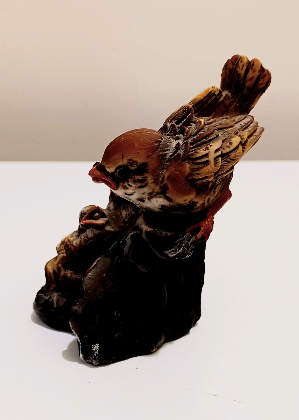 Vtg Italian Hand Painted Bird Figurine - photo 2