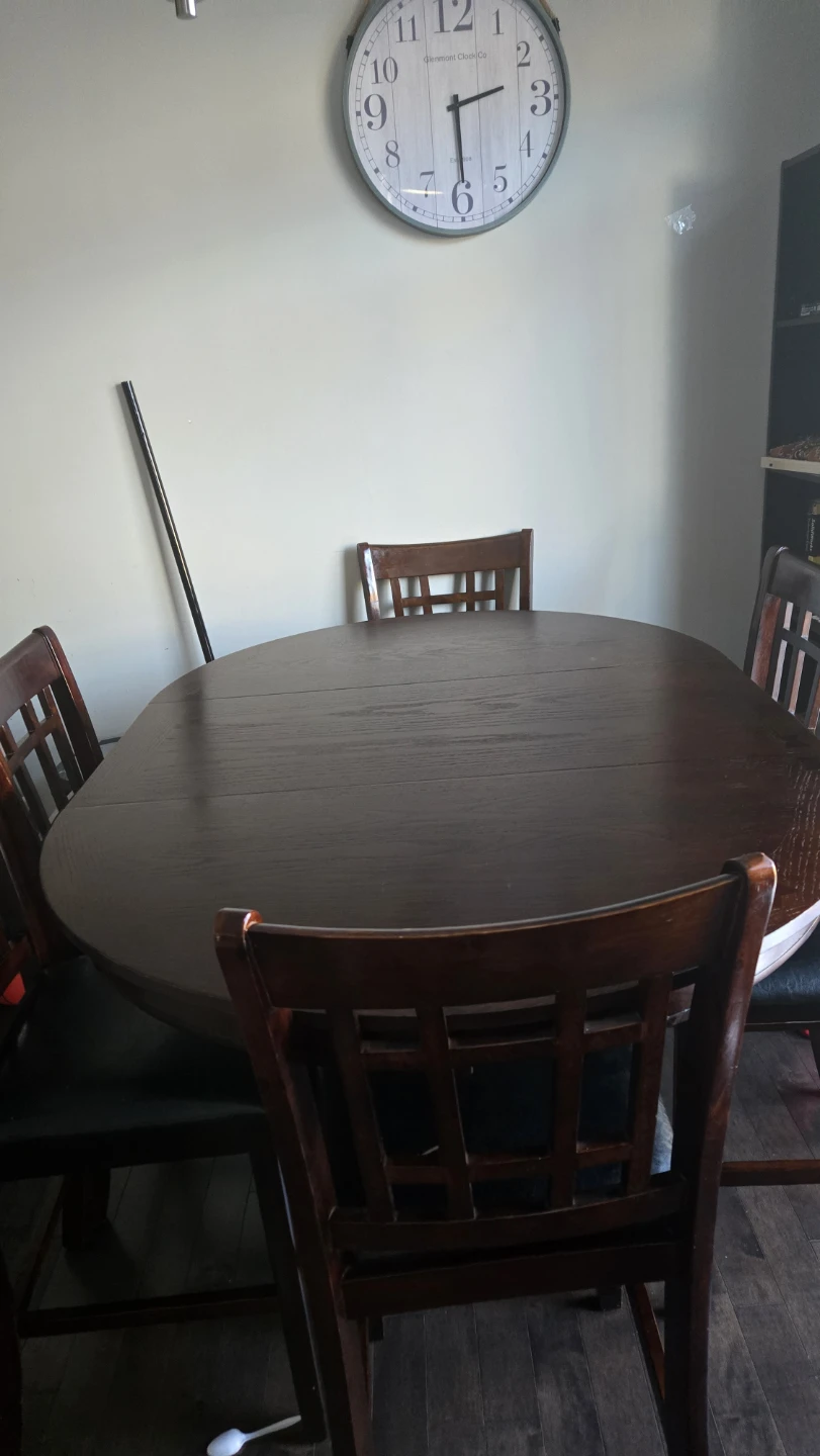Wooden Dining Table and Chairs Set